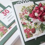 Kartka ROCZNICA ŚLUBU - czerwone kwiaty - Kartka na rocznicę ślubu z czerwonymi kwiatami