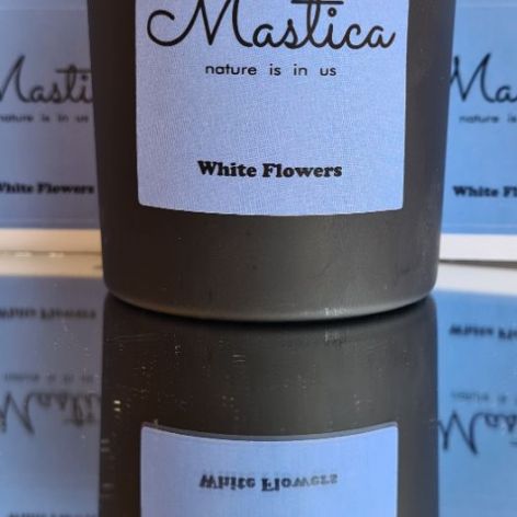 Świeca Mastica White Flower-świeca sojowa,weg