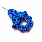 Blue kolczyki sutaszowe - 