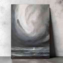 Na morzu-obraz akrylowy 100/70 cm 