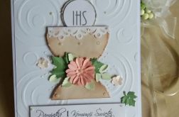 Kielich z różowym kwiatkiem