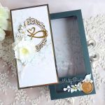 Ślubna kartka w pudełku 1058 - 