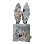 Szmatka sensoryczna z uszkami Domek (425976) - 