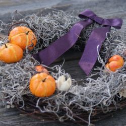Wianek na halloween
