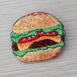 Przypinka hamburger - 