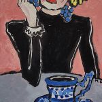 obraz olejny dama lili marleen - 