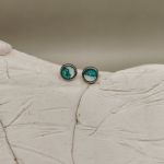 Turkusowa Głębia – Kolczyki Sztyfty - 4