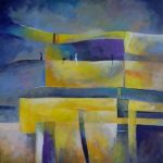 Miasto kotów-obraz akrylowy - 