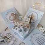 Exploding box chrzest roczek "SweetBoy"GOTOWY - 