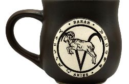Kubek Ceramiczny 300 ml ze Znakiem Zodiaku Baran – Rękodzieło