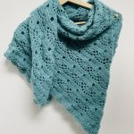 Ciepła chusta szydełkowa Sis wełna ręcznie robiona - chusta ręcznie robiona