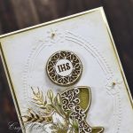 Pamiątka I Komunii - Kielich z Hostią - Kielich - detal I