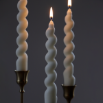 Klasyczna świeca sojowa długa świder zestaw 3 szt - 