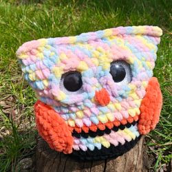 Sówka Laura - ręcznie wykonana