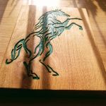 Obraz w Drewnie - Koń - 
