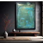 Abstrakcja-obraz akrylowy formatu 70/100cm  - 