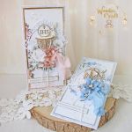 Kartka komunijna pamiątka "LovelyPink1"GOTOWA - 