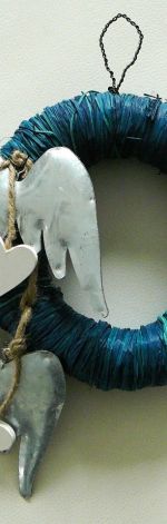 Wianek "Skrzydlate serca"