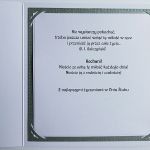 Elegancka kartka na ślub z personalizacją - Kartka na ślub z gotowymi życzeniami