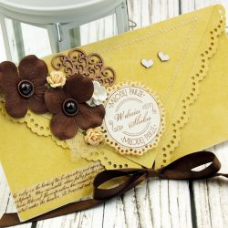 Kartka ślubna- babie lato