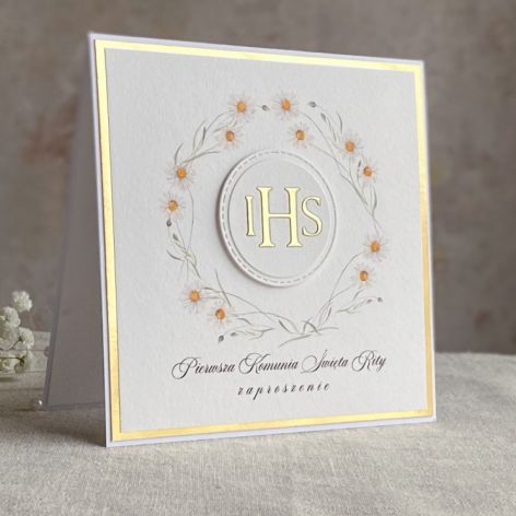 Zaproszenie na komunię z personalizacją, 57
