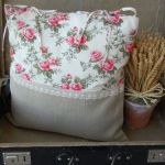 Angielskie róże & len - poszewki - 