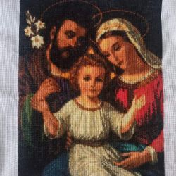 Święta Rodzina, kanwa do oprawienia