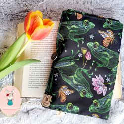 Etui na książkę: żaba