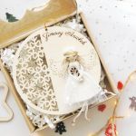 Zimowy Aniołek - dekoracja świąteczna - 