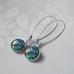 TURQUE ORNAMENT :: Piękne kolczyki z grafiką