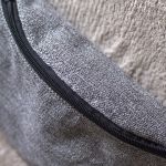 Szara duża nerka sól pieprz - 