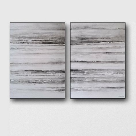 Abstrakcja-akwarela formatu 32/24 x2