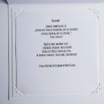 Subtelna kartka ślubna handmade z kwiatami  - Kartka ślubna z wyjatkowymi życzeniami