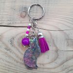 Brelok Purple Cat Keychain - brelok 1