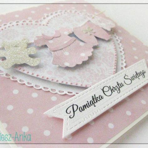 Pamiątka Chrztu Świętego dla dziewczynki 3