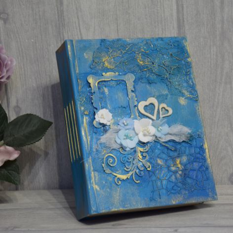 Niebieska księga gości, album, pamiętnik, prezent
