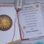 Kolorowa kartka urodzinowa dla dziewczynki, personalizacja - Wnętrze kartki z życzeniami