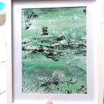 Prezent dla niej - abstrakcyjny obraz - Passe partout