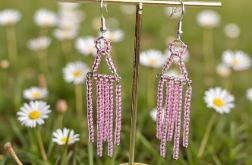 Różowe kolczyki toho