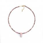 NASZYJNIK "RÓŻANA AURA" - ESENCJA MIŁOŚCI I HARMONII - 