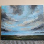 Błękitne popołudnie-obraz akrylowy formatu 50/60 cm  - 
