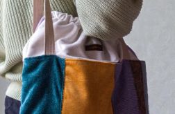 Duża kolorowa torba na ramię bagaż podręczny