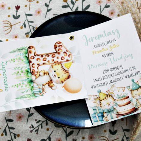 Zaproszenie na Roczek - Urodziny Dziecka 5