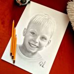 Ręcznie rysowany portret na prezent - Portret klienta