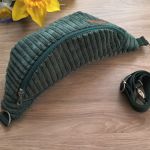 Nerka classic sztruks zielony - Widok z góry