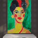 obraz do salonu frida kahlo meksykanka - 
