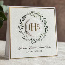 Ręcznie robione zaproszenia komunijne, 3B