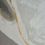 duży obraz abstrakcyjny złota nić marmuru - 