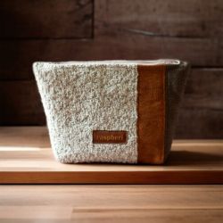 Kosmetyczka MAXI patchwork kolory ziemi