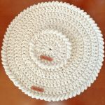 Podkładka pod talerz z ozdobnym wykończeniem średnica 37cm - 